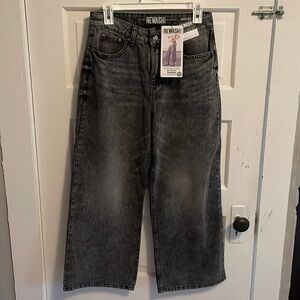 Brand new with tags super high rise wide ankle jeans